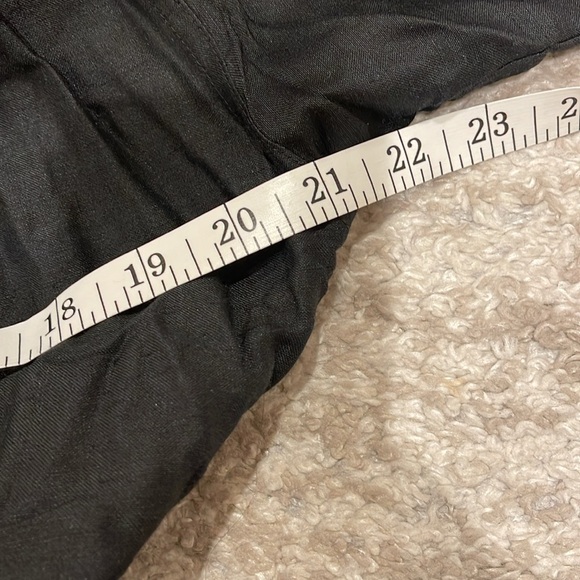 Axiom 1980s Does 1940s Black Vintage Dress Size 14 - Picture 11 of 12